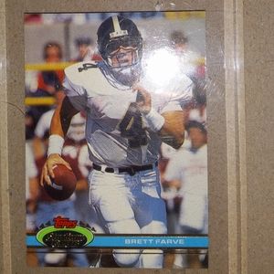 Brett Favre 91 Stadium Club Rookie Card